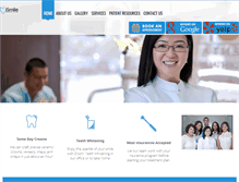 Tablet Screenshot of ismile-dentalcare.com